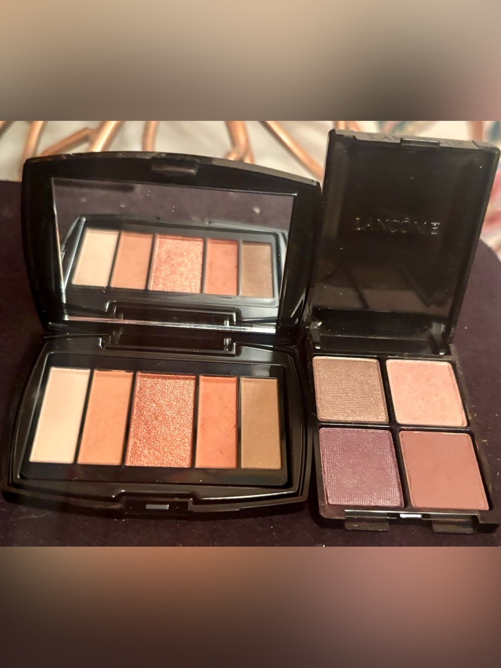 Lancôme Color Design Palette “With Love, Sienne" & Maquiriche EyeColour Quad NEW